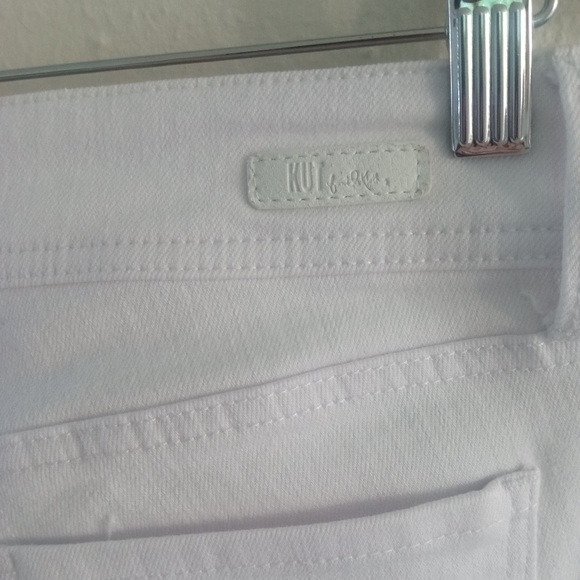 ❌❌SOLD❌❌ Kut From The Kloth Cuffed White Capri Jeans | 6 NWOT - Picture 8 of 10